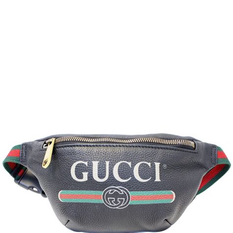 black Gucci bum bag